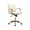 Beige, variant on Guyou Faux Leather Swivel Office Chair, Modern Wide Seat Adjustable Height Computer Desk Chair with Backrest and Wheels, Ergonomic Task Chair Conference Chair with Armrests and Gold Metal Base, Brown