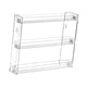 thumbnail image 2 of Organizador de maquillaje de montaje de pared de 3 capas 98x23x122 pulgadas Ligero para los accesorios de paletas de sombra de ojos multifuncional, 2 of 9