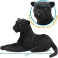 thumbnail image 2 of Sid the Panther | 2 ft Long (Paw to End of Tail) Stuffed Animal Plush Cat | By TigerHart Toys, 2 of 3