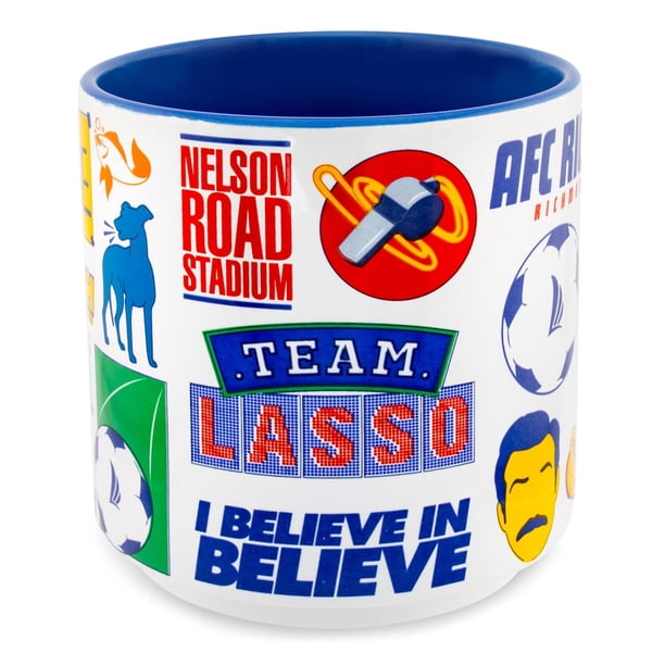 Taza de café Silver Buffalo Ted Lasso Icons, 380 ml, cerámica
