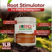 Hormex Rooting Powder #16 - Root Hormone & Stimulator for Difficult Hardwood Plant Cuttings , 1 LB
