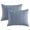 Cream-20" x 36" (Pack of 2), variant on Ton Quiltedow Shams King Size Aqua Blue Pre-washed 2 Pack 20" X 36" Cozyowcases Breathable Stcases Cover Decorative For Bed In Geometric Pattern