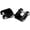 Black, variant on Motorcycle LED Fog Light & Spotlight Mount Bracket for R1300GS 2023-2025 R1300GS Adventure 2023-2025 Aluminum Alloy Lamp Holder Clamp Multi-Color, 2PCS Accessories