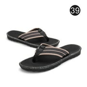 Men's Sandals Flip-Flop Slipper Shoes -Slip EVA Flip Flops Flat Shoes with Comfortable Footbed for Outdoor Indoor Home Beach Sea