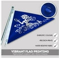 thumbnail image 3 of AGAS Mermaid Bow Pennant - 10 x 15 inch - Printed 200D Nylon - Solid Brass Eyelets Canvas Heading - Vivid Colors Fade Proof - Bow Flags, 3 of 6