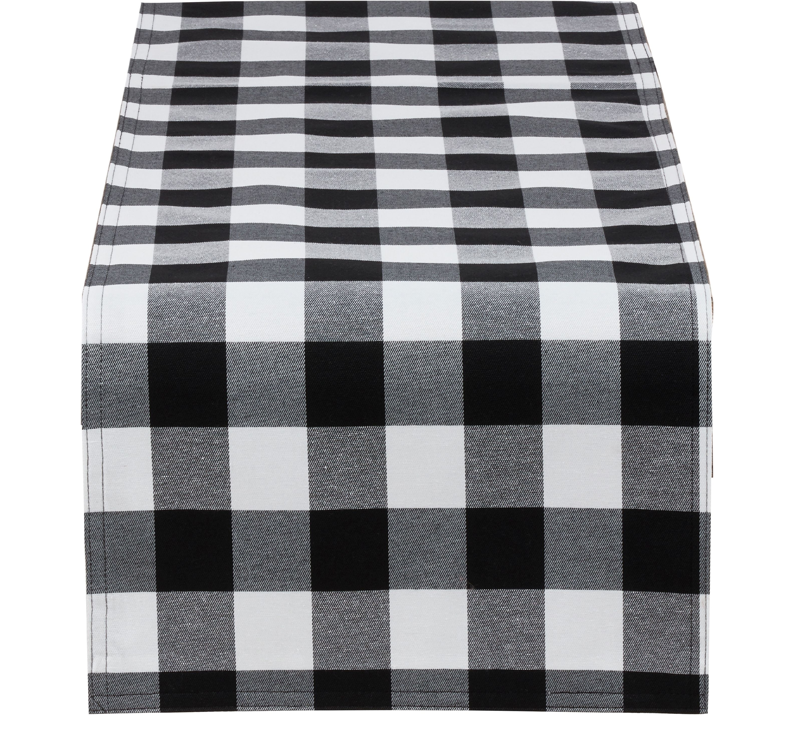 fennco styles buffalo plaid check classic cotton blend tablecloth (70