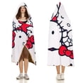 thumbnail image 3 of Hello Kitty Blanket Hoodie, Wearable Blanket, Cloak Hooded Throw Blanket, Soft Warm Fluffy Blankets for Bed Couch Sofa, 3 of 8