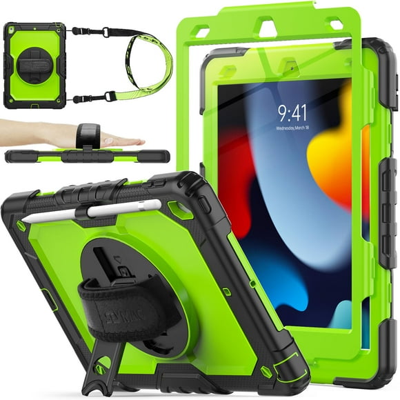 Funda SEYMAC de serie para iPad de 9ª, 8ª y 7ª generación de 10,2 pulgadas con accesorios