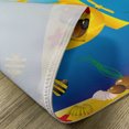 thumbnail image 5 of Ambesonne Yellow Submarine Place Mats Set of 4, Fish Sea Grass, Standard Size, Blue and Yellow, 5 of 6
