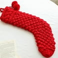 thumbnail image 3 of Christmas Stockings 18" Knitted Christmas Socks Family Holiday Decorations Great Big Stockings for Gift to Family, Friends and Kids (Cream, Length 18",Pack 1), 3 of 7