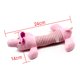 thumbnail image 3 of Mascotas Perro Felpa Masticar Juguetes Cachorro Squeaky Molar Suave Juguetes Interactivos (Rosa Grande), 3 of 7