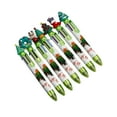 thumbnail image 2 of Fmlxio Pens Pen Ink Pens Ballpoint 7PC Christmas Gift Color Pen Christmas Pen Christmas Tree Cute Color Push Ballpoint Pen 5ml on Clearance, 2 of 2
