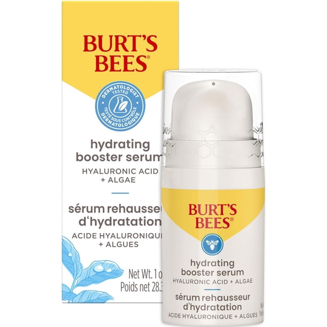 Suero Hidratante Burt's Bees Ácido Hialurónico y Algas