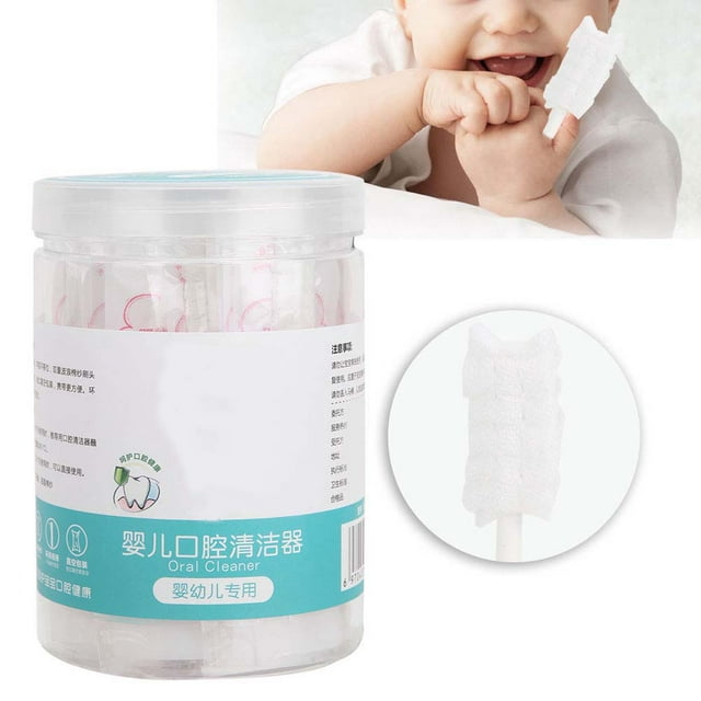 Limpiador Bucal Cepillo 30 Uds. Limpiador Bucal Para Bebés Cepillo Para Dientes Y Lengua Limpiador De Lengua Infantil Suministros Para El Cuidado Dental ANGGREK Otros