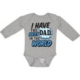 thumbnail image 3 of Inktastic I Have the Best Dad in the World Boys Long Sleeve Baby Bodysuit, 3 of 5