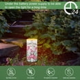 thumbnail image 4 of COEQINE Bunny Eggs Butterfly Cross Wood Grain Flameless LED Candle Flickering Wick Electric Candles with Remote Timer Color Changing Fake Pillar Candle for Easter Home Indoor Wedding Decoration, 4 of 7