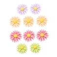 thumbnail image 3 of HINTRMENT 10Pcs Flower Pin Assorted Color Flower Design Easy Removal Drywall Attachment Home Office Supplies, 3 of 8