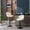 Cream, variant on 24-32 Inch Velvet Footrest Barstools, Counter Height Adjustable Swivel Barstools High Bar Chairs with Back & Golden Metal Base, Stools Chair for Home Kitchen Island, Pub(Blue,Set of 6)