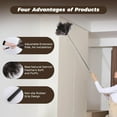 thumbnail image 3 of Ostrich Feather Duster Extendable Feather Duster Fluffy Long Handle Feather Duster Telescopic Cleaning Tool for Cleaning Ceiling Fan Pendant Lamp Walls Blinds High-Altitude Cleaning,1PC,Topboutique, 3 of 7