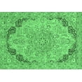 thumbnail image 1 of Ahgly Company Indoor Rectangle Abstract Emerald Green Modern Area Rugs, 4' x 6', 1 of 4