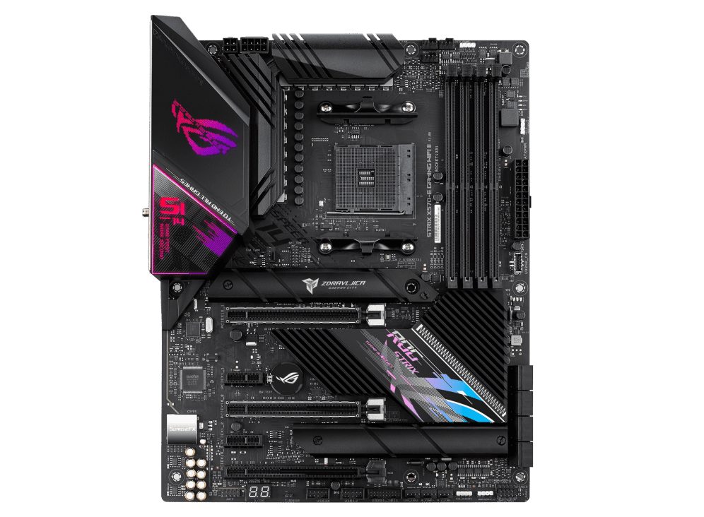 ASUS ROG Strix X570-E Gaming WiFi II AMD AM4 X570S ATX Gaming Motherboard PCIe 4.0, Passive PCH Heatsink, 12+4 Power Stages, WiFi 6E, 2.5 Gb LAN,USB 3.2 Gen 2 Type C and Aura Sync RGB 