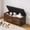 Retro Color | 40 in, variant on GOCAPTAIN 40" Farmhouse Storage Bench, Wooden Chest Organizer with Safety Hinges, 300 lbs Capacity, Toy Storage Chest for Bedroom, Entryway, Living Room, Retro Color