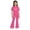 01x Hot Pink, variant on Teen Outfits 2 Piece Size 6-12 Years Tween Girls Clothes 2PCS Sets Crop Tops & Flare Pants with Letter Print Summer Outfits