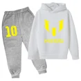 thumbnail image 3 of Conjunto de sudadera con capucha y pantalones largos de moda infantil con la superestrella argentina de fútbol número 10, ropa para niños, primavera y otoño, ropa deportiva Messi, 3 of 5