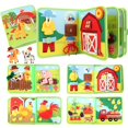 thumbnail image 1 of Busy Book Kyteazr Farm 25 en 1 para niños pequeños de 1 a 3 años, 1 of 8