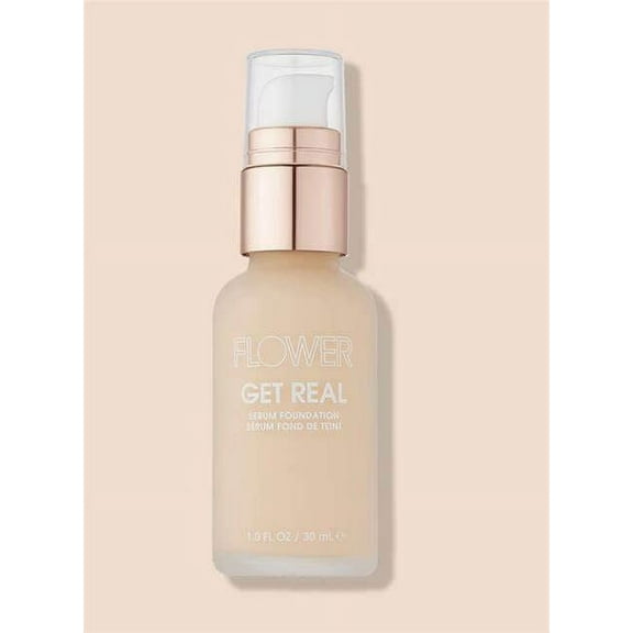 FLOWER BEAUTY Get Real Serum Foundation - Warm Beige, 1 ea