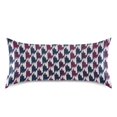 thumbnail image 3 of Haosy Satin Pillowcase for Hair and Skin Standard Cooling Silk Pillow Case with Envelope Closure Pied De Poule Pattern 20"x26", 3 of 9