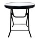 thumbnail image 1 of Mesa plegable Mainstays redonda con cristal templado 1 pza, 1 of 1