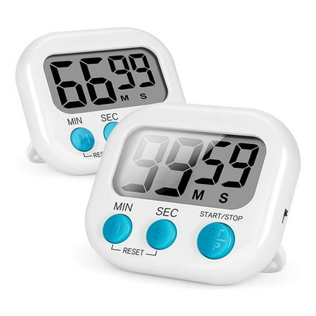 

Winyuyby 2Pcs Magnetic Digital Loud Alarm Kitchen for Upgrade Classroom Timer for Kids