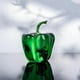 thumbnail image 5 of Escultura de cristal con forma de fruta, decoración artesanal, estatua de cereza y chile Chile verde, 5 of 9