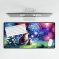 thumbnail image 4 of Happy New Year Manx Family Cheer Winter Midnight Firework Desk Mat Full Keyboard Mouse Pad Cat Lover Kitten Owner Gifts Large Mousepad - 02025, 4 of 5