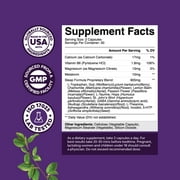 Natures Craft Natural Sleep Support Supplement with Magnesium and L-Theanine, 60 Capsules