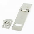 thumbnail image 1 of Unique Bargains 3.7' Long Cabinet Drawer Hardware Stainless Steel Padlock Hasp Staple Set, 1 of 1