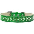 thumbnail image 5 of Dog, Puppy  Pet Ice Cream Collar, "Pearl and Lime Green Crystal Rimsets Sprinkles", 5 of 10