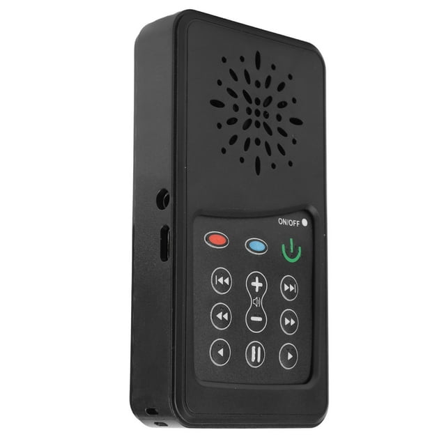 Electronic Scripture Reader, 900mah Portable Electronic Scripture Reader, Monocrystalline Silicon Solar Powered Player with Smart Memory Reading,