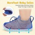thumbnail image 3 of JOINFREE Baby Knit First Walk Shoes Boys Girls Infant Slip On Sneakers Comfortable Lightweight, 3 of 10