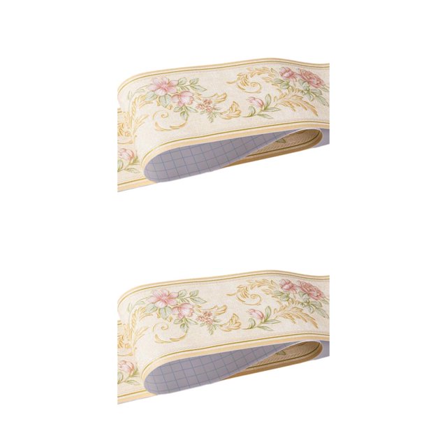 Guardoinrt Waterproof Wallpaper Border Living Space With Style Instantly Change Look Of Room PVC Creative Yellow pastoral 2Set