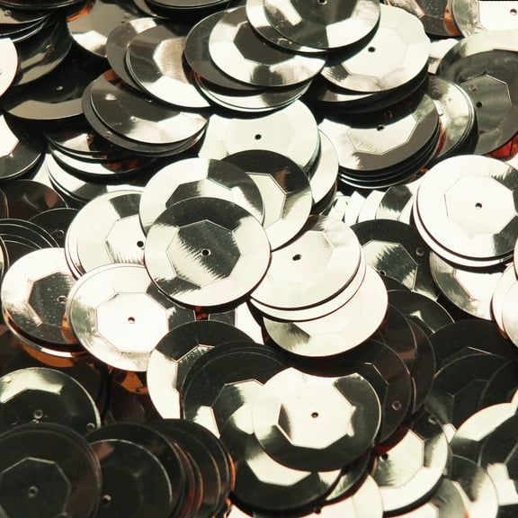 Light Champagne Gold Cup Sequins 20mm Shiny Metallic Made in USA