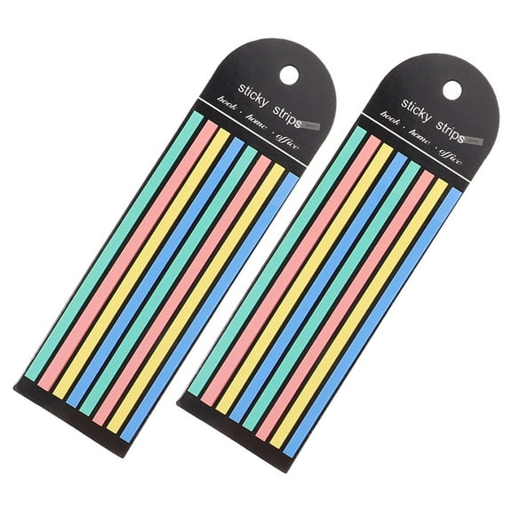 2 Books Colored Annotation Tabs Long Index Stickers