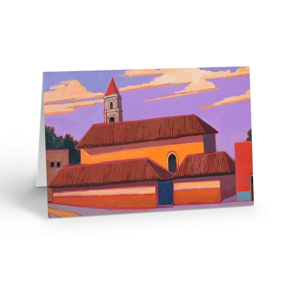 Beautiful Mexican Steeple Blank Note Card - 10 Note Cards with Envelopes - 14455