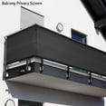 thumbnail image 1 of Balcony Privacy Screen Black / Beige Fence Windshield Security Privacy Screen Sunshade Hdpe Fabric Mesh Fence Blocking Ultra, 1 of 8