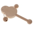 thumbnail image 1 of Sonajero De Madera Montessori De Agarre Educativo Juguete De Desarrollo Chick Handbell, 1 of 9