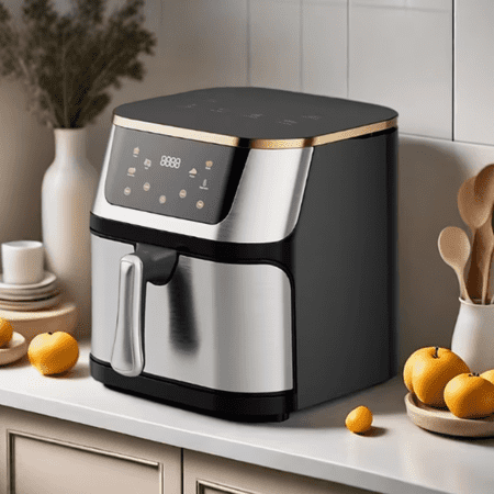 Air Fryer,10 QT Air Fryer Oven Oilless Cooker with Digital LED Touch Screen, 6 Preset Cookings, Dishwasher-Safe Basket