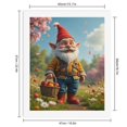 thumbnail image 2 of Paint By Numbers Kit for Adults Beginner - DIY Gnome Garden Basket Spring Scene Canvas Painting Kits for Adults, Frameless Paint By Number for Adults for Home Wall Decor 16x20 Inch, 2 of 7