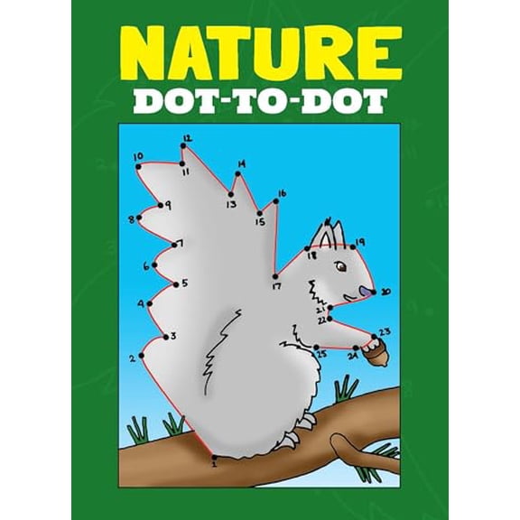 Pre-Owned Dover Little Activity Books: Nature: Nature Dot-to-Dot (Paperback)