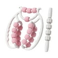 thumbnail image 3 of koolsoo Rouleau de Massage à 20 Roues Confortable Manuel Polyvalent pour Cuisse Bras Rose, 3 of 9